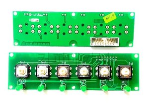 BP019 산레모 버튼 PCB 터치 패드 LED 6버튼 밀라노LX